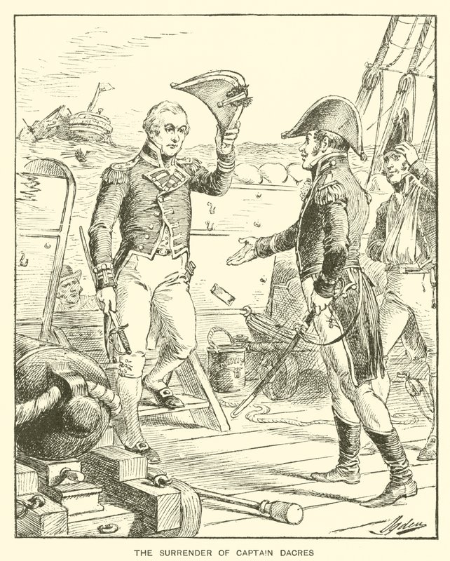 Kapitána Dacrese (litho) od Henry Alexander (after) Ogden