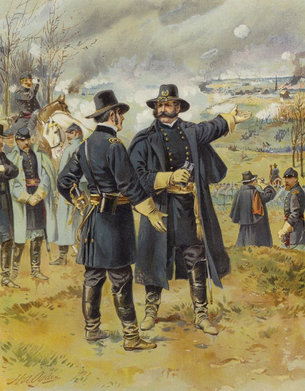 Burnside ve Fredericksburgu, 13. prosince 1862 od Henry Alexander Ogden