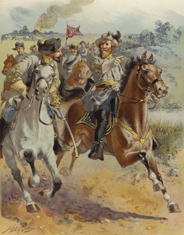 Jízda generála J E B Stuarta kolem McClellan, červen 1862 od Henry Alexander Ogden