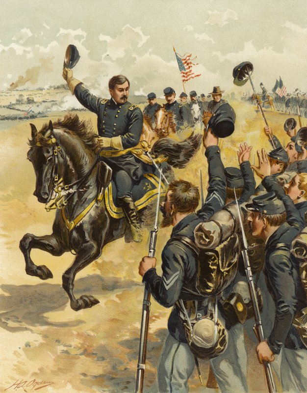 McClellan v Antietamu, 17. září 1862 od Henry Alexander Ogden