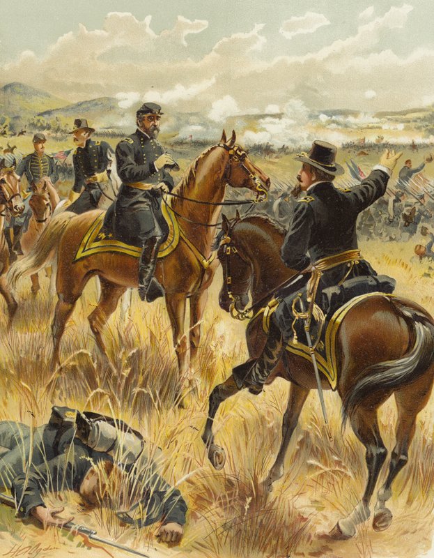 Meade v Gettysburgu, 2. července 1863 od Henry Alexander Ogden