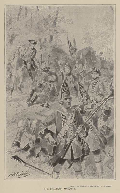 Masakr v Braddocku od Henry Alexander Ogden