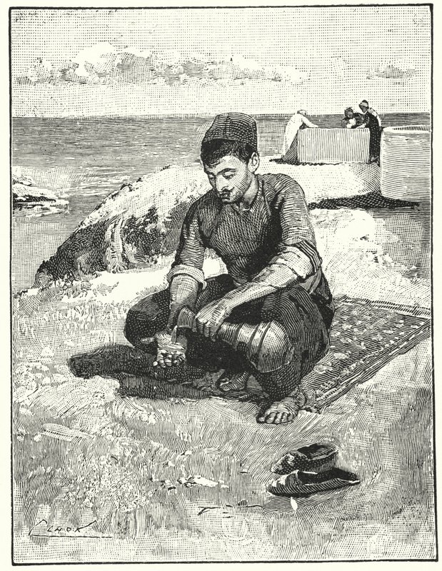 Ceremoniální očista před modlitbou (litho) od Henry Andrew Harper