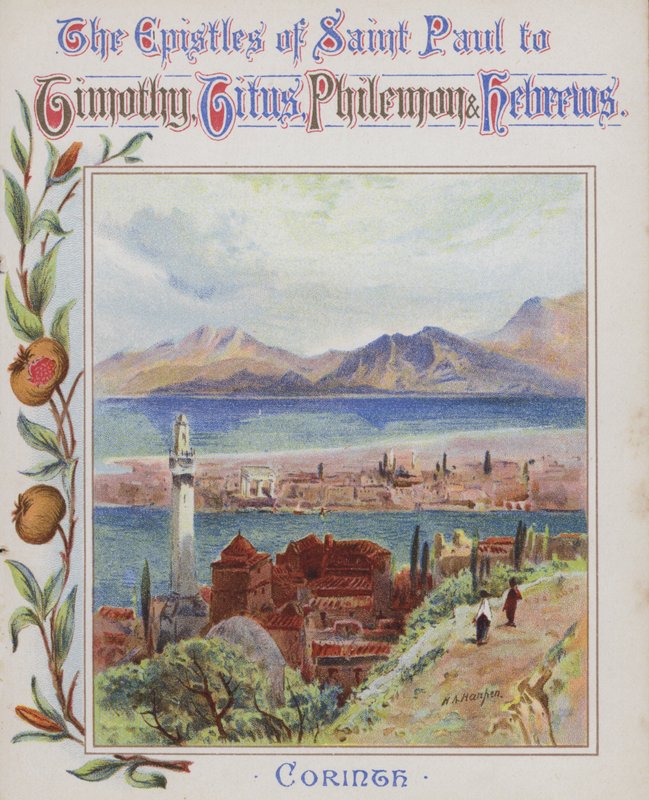 Korint (chromolitho) od Henry Andrew Harper