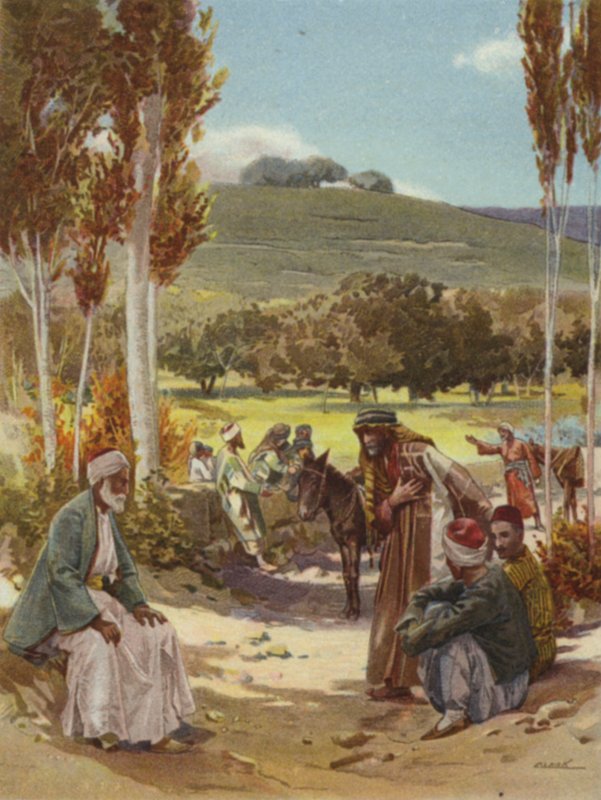 Pozdravy na východě (color litho) od Henry Andrew Harper