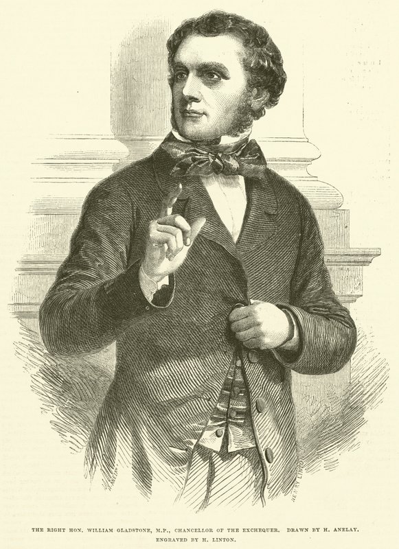 Ctihodný William Gladstone, poslanec, ministr financí od Henry Anelay