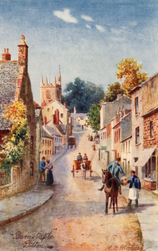 Pilton (barevná litografie) od Henry B. (after) Wimbush