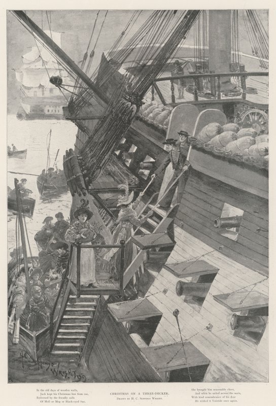 Vánoce na třípatrovém od Henry Charles Seppings Wright