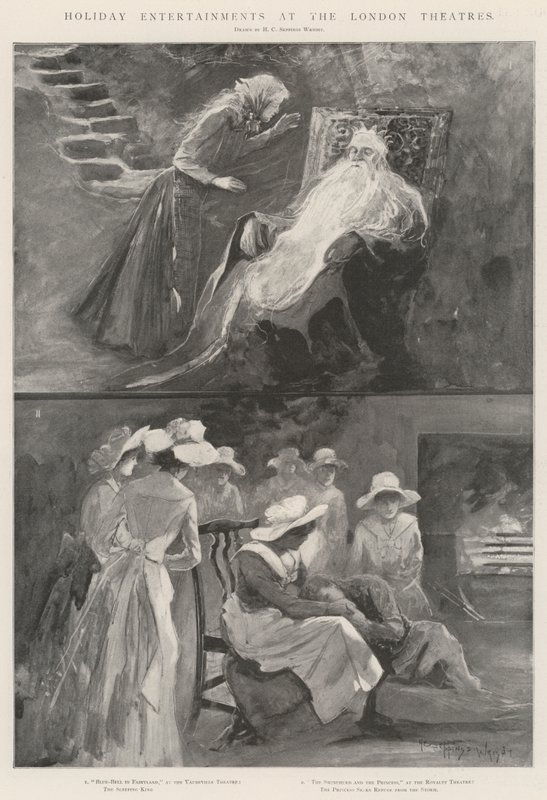 Prázdninová zábava v londýnských divadlech od Henry Charles Seppings Wright