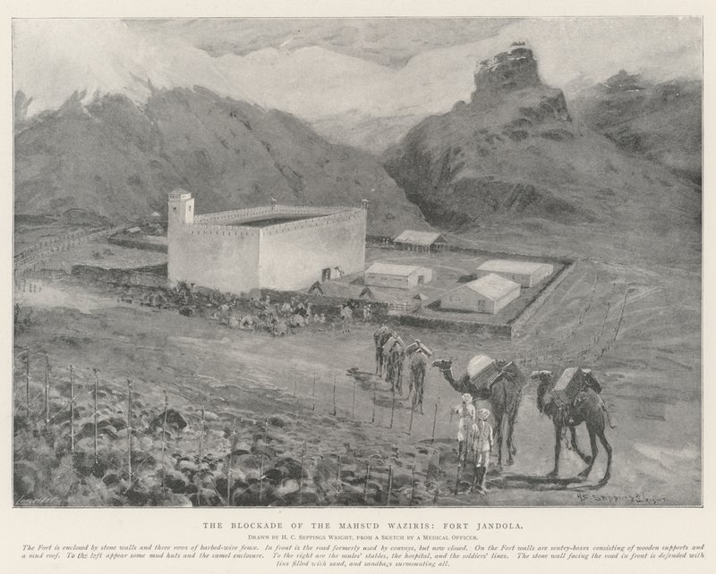 Blokáda Mahsud Waziris, Fort Jandola od Henry Charles Seppings Wright