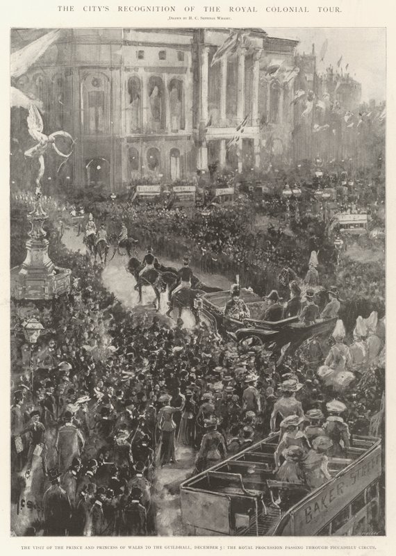 Městské uznání královské koloniální prohlídky od Henry Charles Seppings Wright