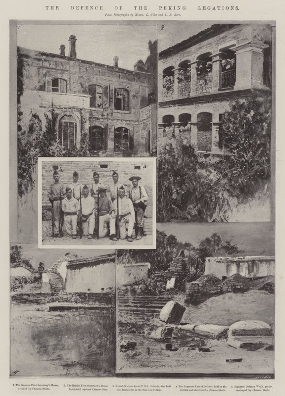 Obrana pekingských legií od Henry Charles Seppings Wright
