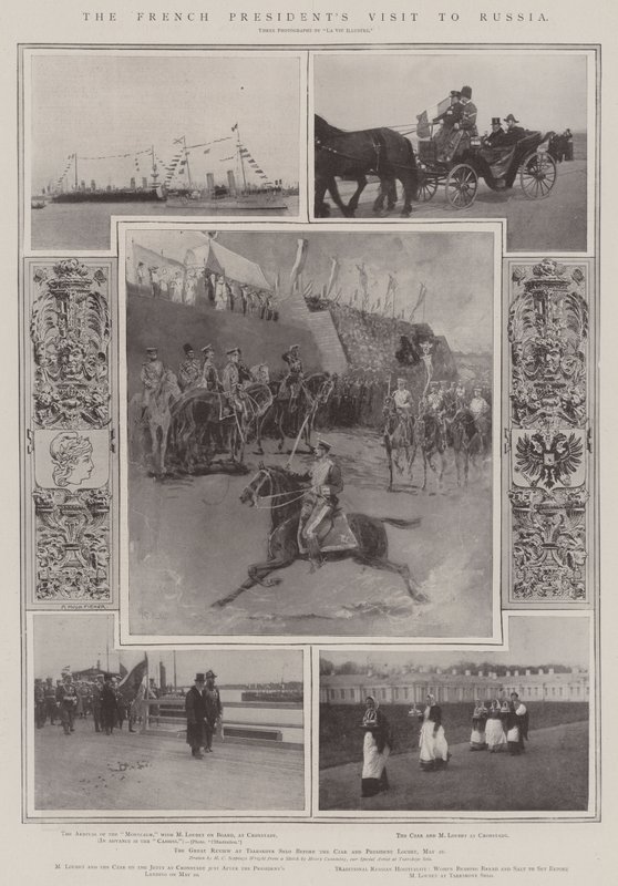 Návštěva francouzského prezidenta v Rusku od Henry Charles Seppings Wright
