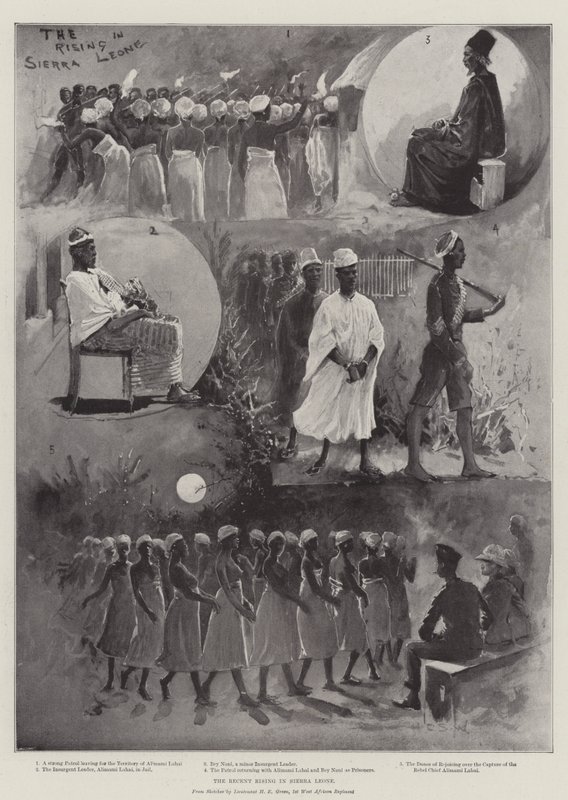 Nedávné povstání v Sieře Leone od Henry Charles Seppings Wright