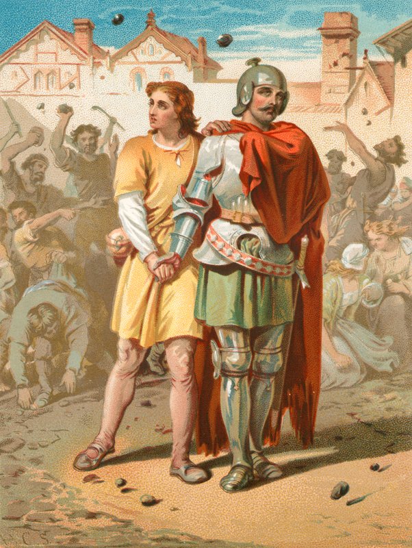 Christian and Faithful in Vanity Fair od Henry Courtney Selous