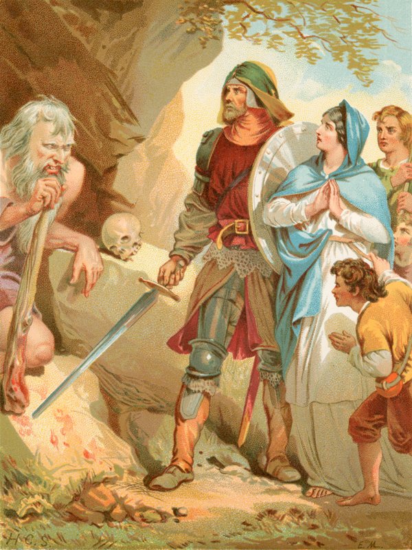 Giant Maul zachytí Pilgrims od Henry Courtney Selous