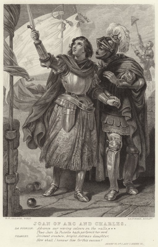 Johanka z Arku a Karel, Jindřich VI., Pt I, dějství I, scéna VI od Henry Courtney Selous