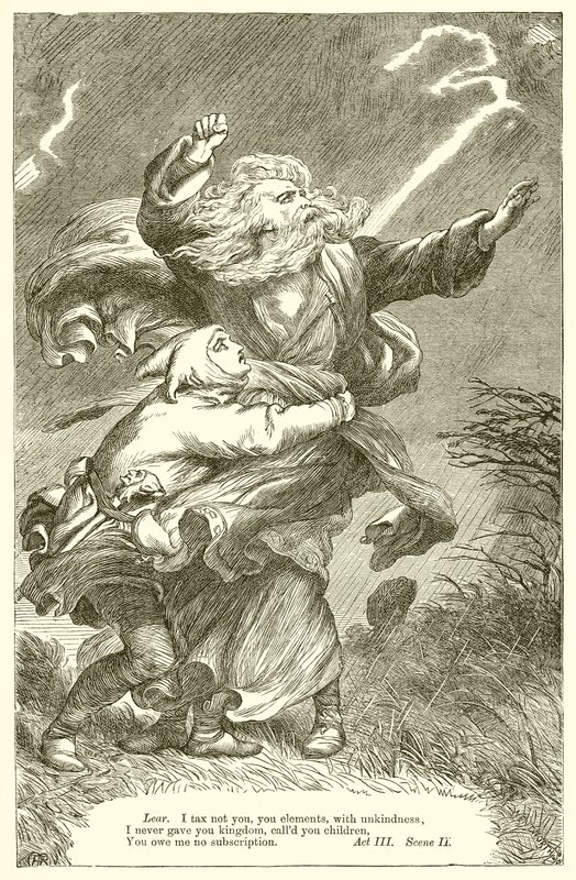 král Lear od Henry Courtney Selous