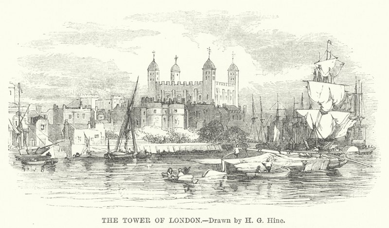 Tower of London (rytina) od Henry George (after) Hine