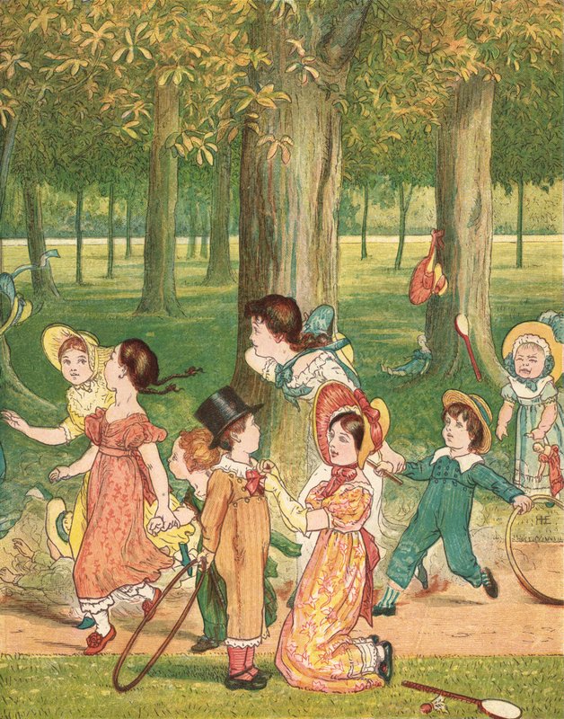 Dovádějící lidé (barva lito) od Henry Hetherington Emmerson