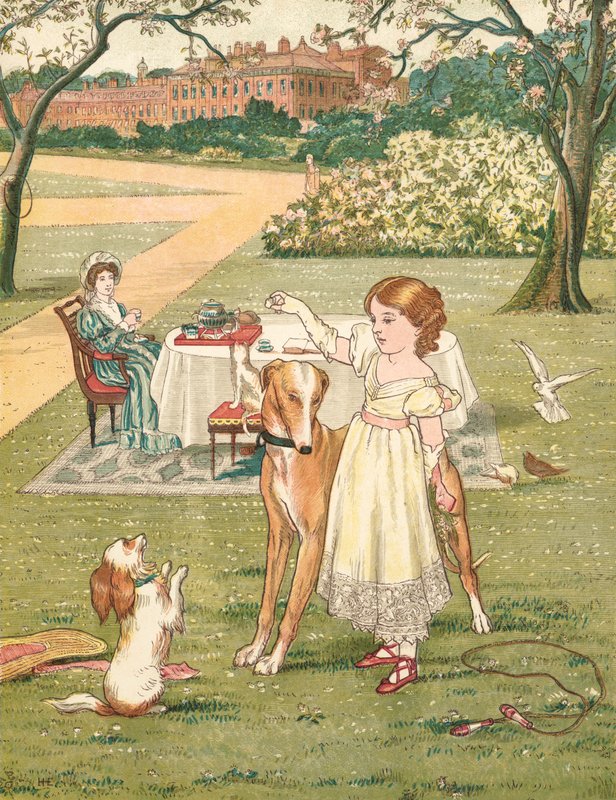 Princezna a její mazlíčci (barva lito) od Henry Hetherington Emmerson