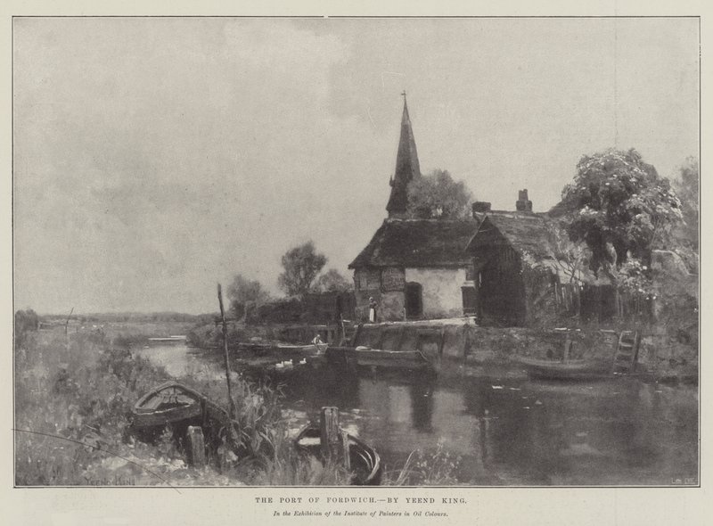 Přístav Fordwich od Henry John Yeend King