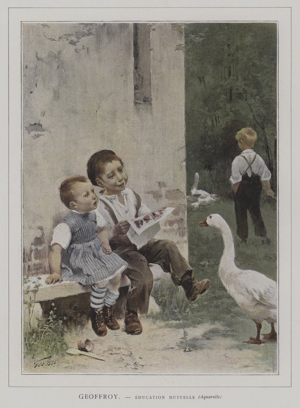 Education Mutuelle (Vzájemné vzdělávání) od Henri Jules Jean Geoffroy