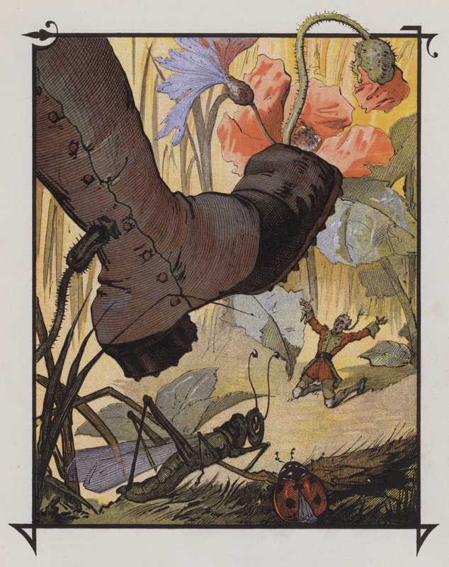 Gulliver v Brobdingnagu od Henri Jules Jean Geoffroy