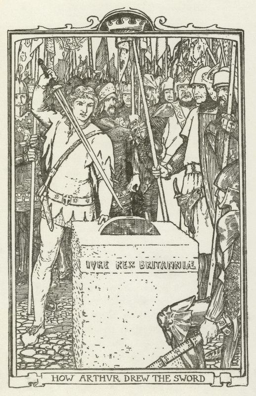 Jak Artur tasil meč od Henry Justice Ford