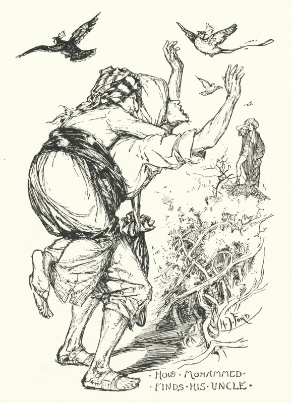 Jak Mohamed najde svého strýce (rytina) od Henry Justice Ford