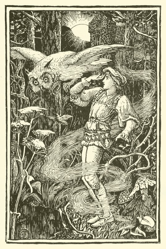 Jorinde a Joringel (rytina) od Henry Justice Ford