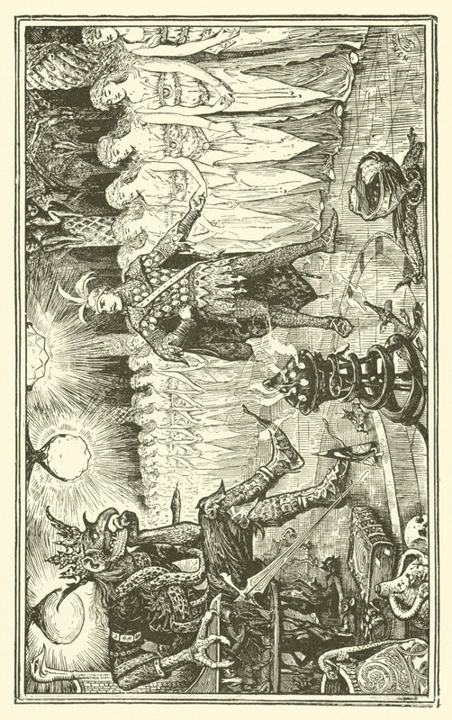 Král Kojata (rytina) od Henry Justice Ford