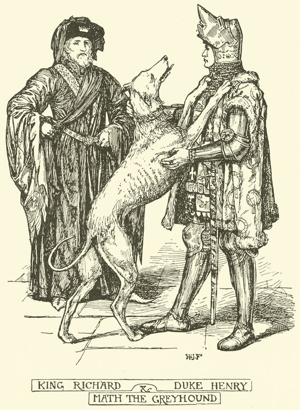 Král Richard a vévoda Henry Math the Greyhound od Henry Justice Ford