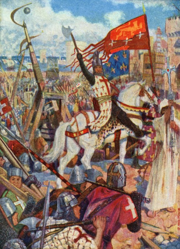 Král Richard I. ve Svaté zemi od Henry Justice Ford