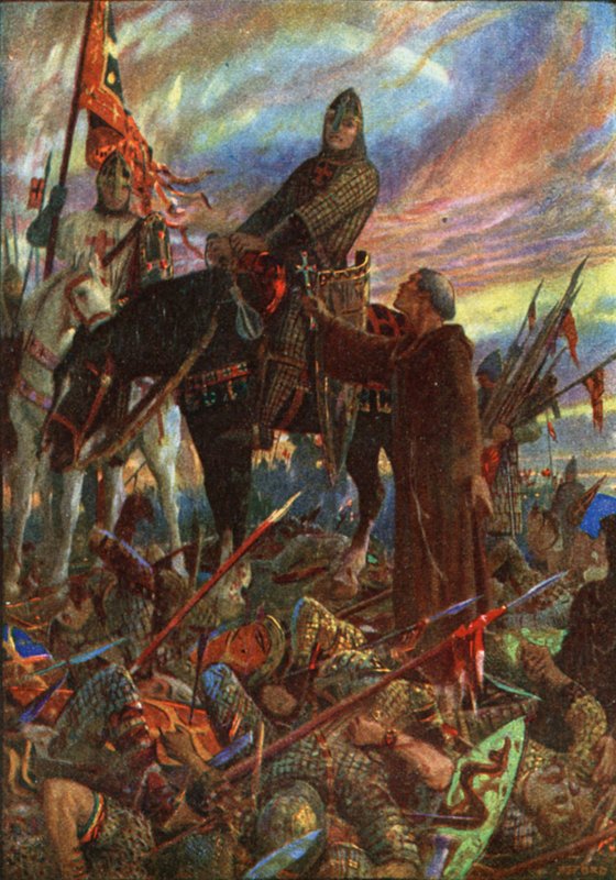 Král Vilém I. v Hastingsu od Henry Justice Ford