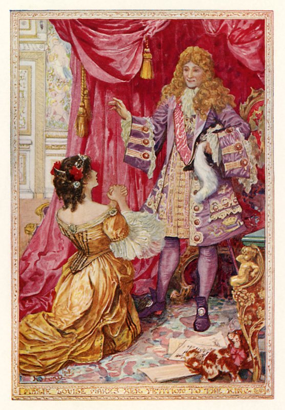 Marie Louise podává králi žádost od Henry Justice Ford