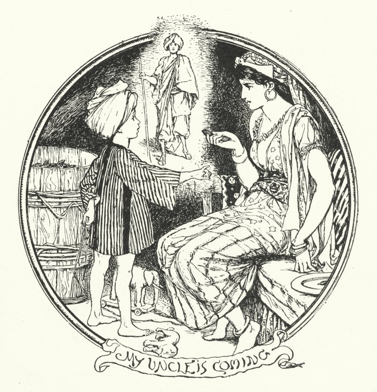Můj strýc přichází (rytina) od Henry Justice Ford