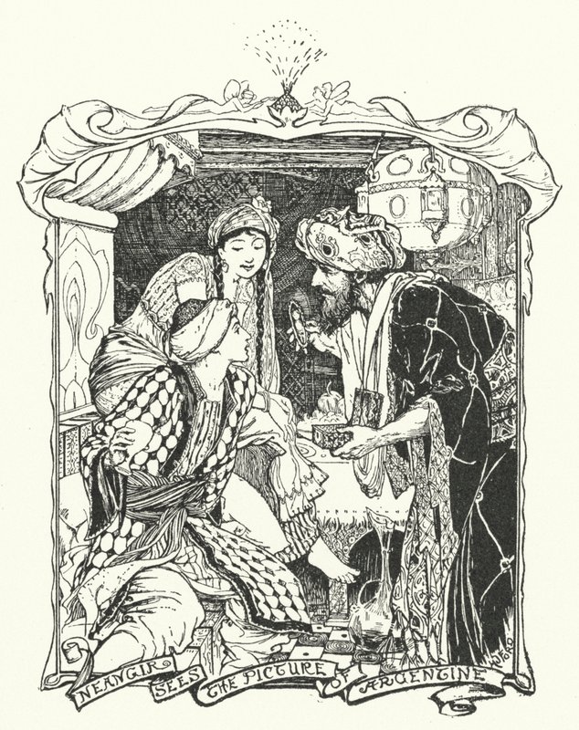 Neangir vidí obraz Argentiny (rytina) od Henry Justice Ford