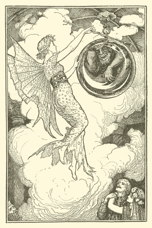 Princ Narcis a princezna Potentilla (rytina) od Henry Justice Ford