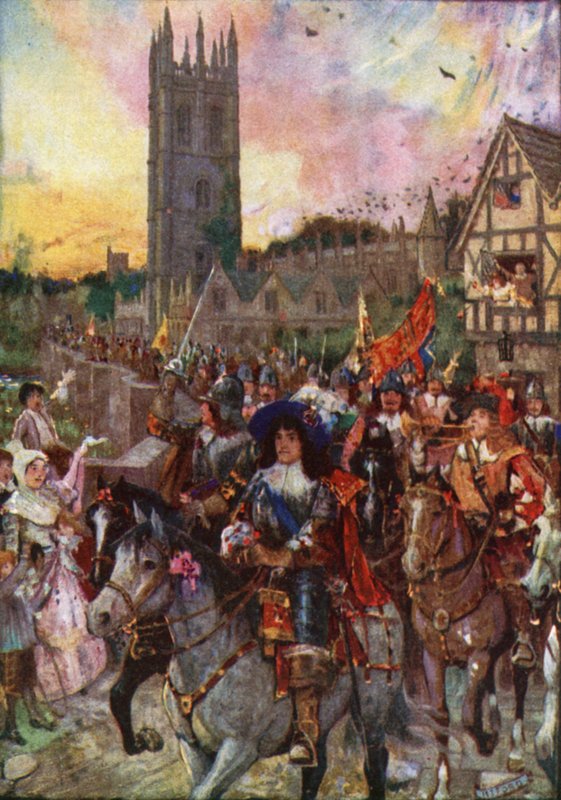 Princ Rupert v Oxfordu jde do bitvy od Henry Justice Ford