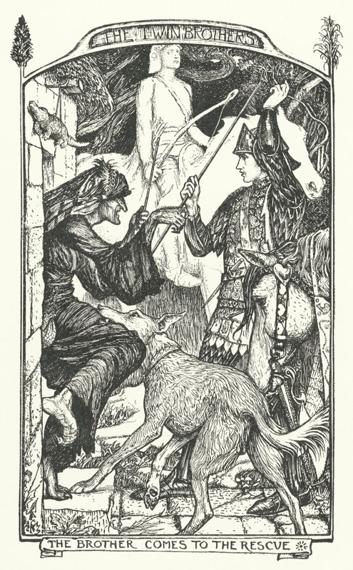 Bratr přichází na pomoc (rytina) od Henry Justice Ford