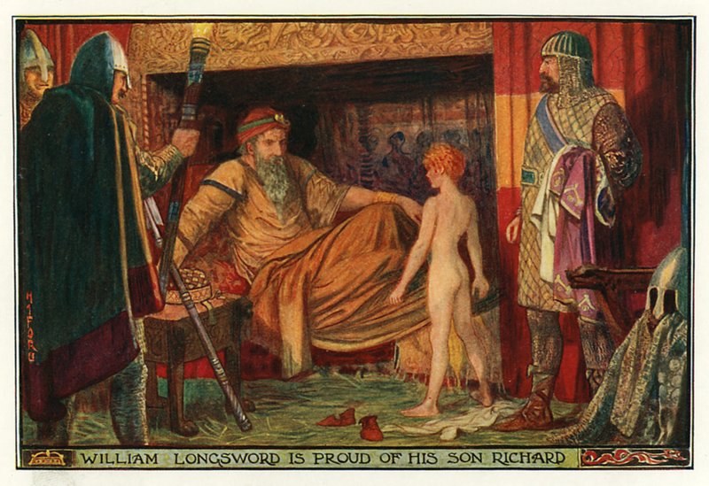 William Longsword je hrdý na svého syna Richarda od Henry Justice Ford
