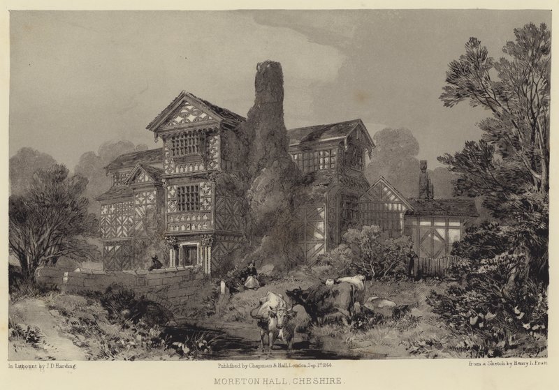 Moreton Hall, Cheshire od Henry Lark Pratt