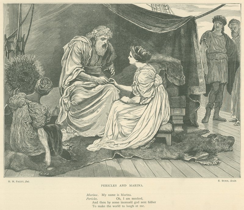 Ilustrace pro Pericles od Henry Marriott Paget