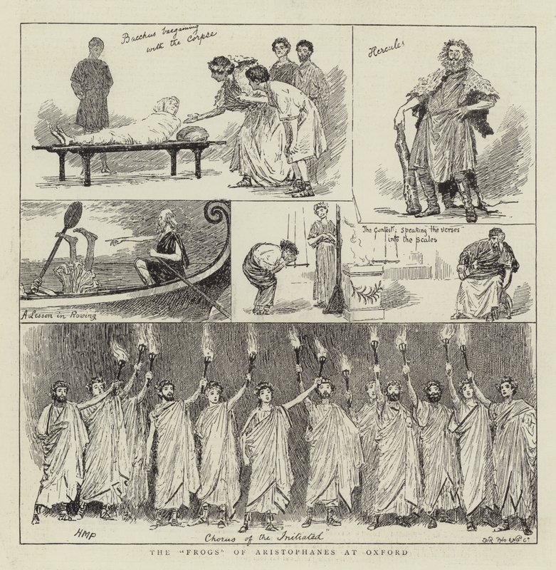 Aristofanovy žáby v Oxfordu od Henry Marriott Paget