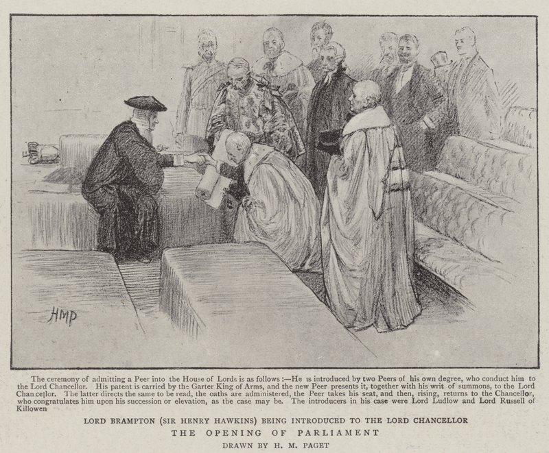 Otevření parlamentu od Henry Marriott Paget