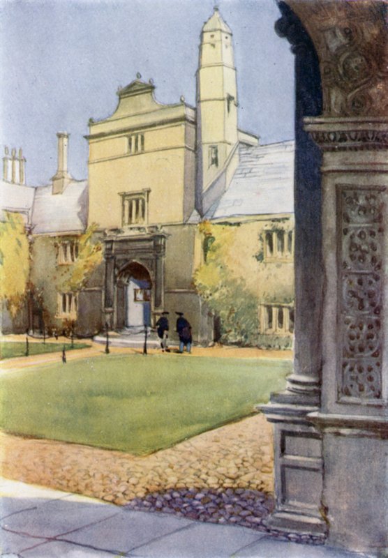 Brána ctnosti, Gonville a Caius College od Henry Morley