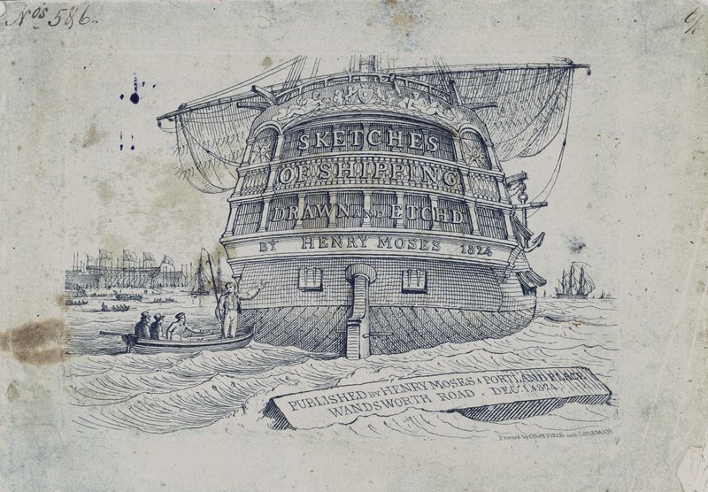 Obálka pro Henry Mosess Sketches of Shipping od Henry Moses