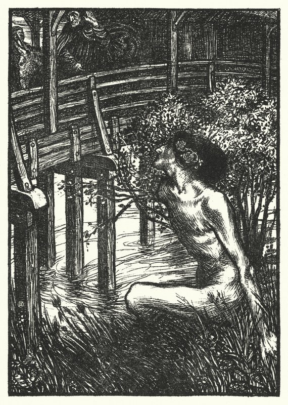 Matthew Arnold báseň: The Neckan (rytina) od Henry Ospovat