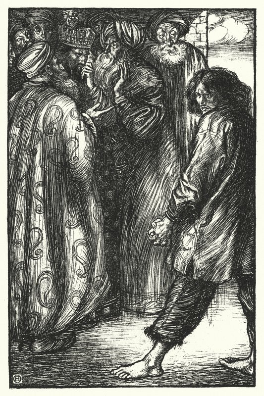 Matthew Arnold báseň: Nemocný král v Bokhara (rytina) od Henry Ospovat